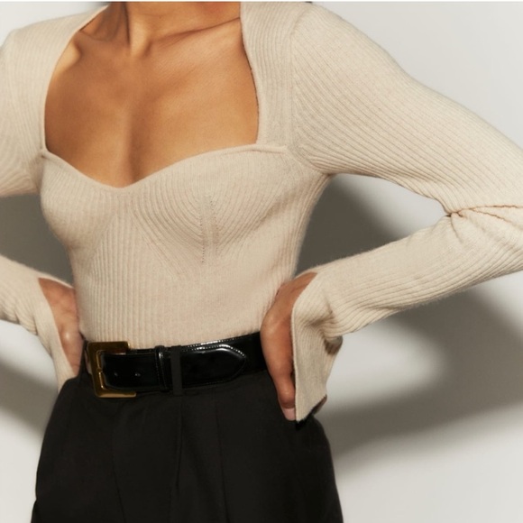 Reformation Glenna Cashmere Sweater - Picture 3 of 10